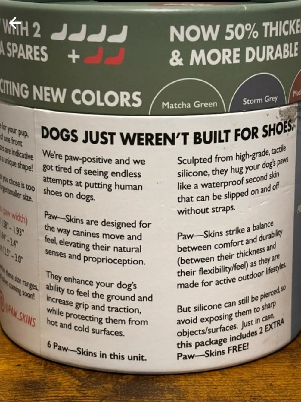 Paw Skins All-Weather Dog Boots in Mocha